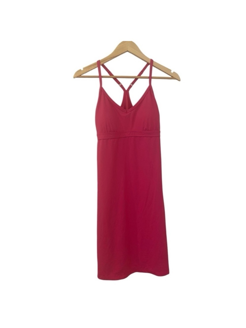 Athleta Swimwear Women Small Shorebreak Pink Dress UPF 50 Athletic Stretch Cover